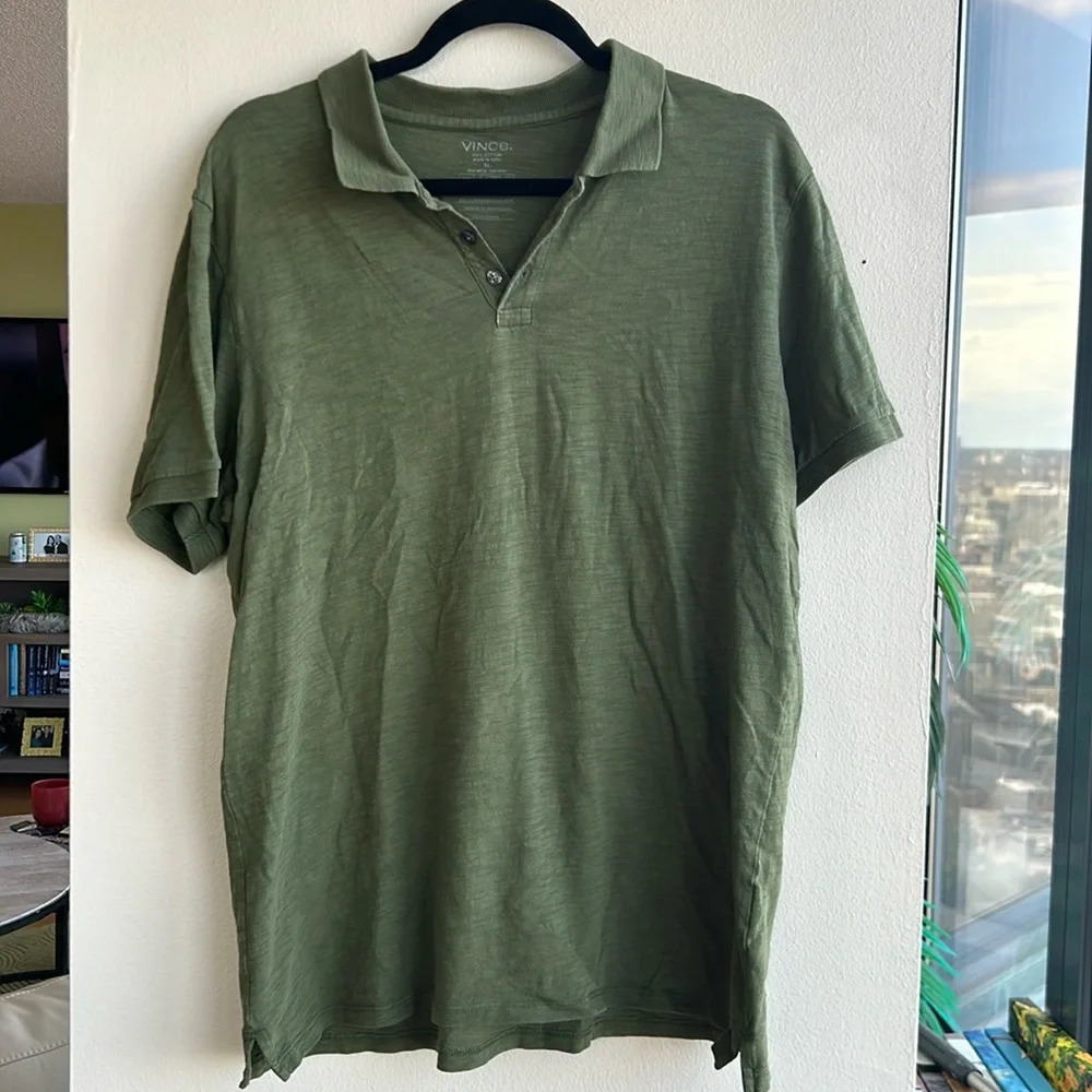 Vince green polo